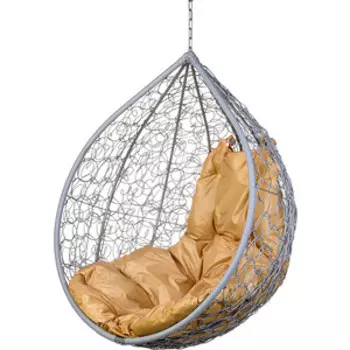 Подвесное кресло BiGarden Tropica gray BS бежевая подушка