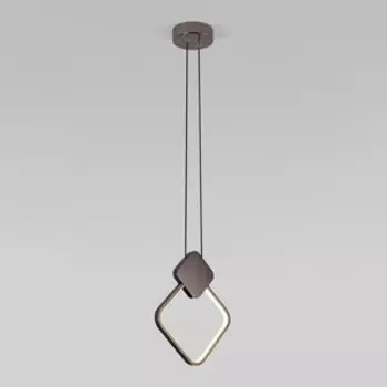 Подвесной светодиодный светильник Eurosvet Style 50216/1 LED черный жемчуг