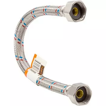 Подводка для воды VRT в стальной оплетке, 1/2 гайка/гайка 400 см (4630030637578)