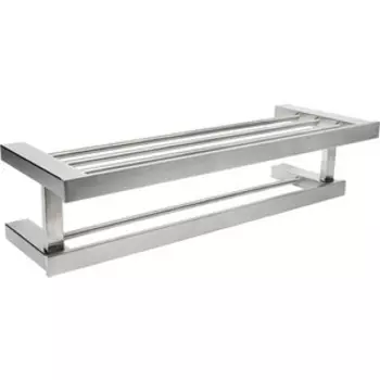 Полка для полотенец Mediclinics Harmonia 60 см, со штангой, нержавеющая сталь матовая (AI1423CS)