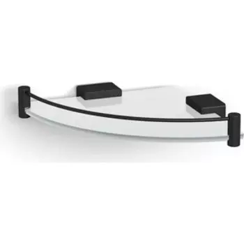 Полка Langberger 22 угловая, черная (11351F-BP)