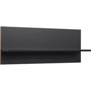 Полка навесная ОЛМЕКО 51.10 Либерти Дуб вотан / Черный (OLMP002630)