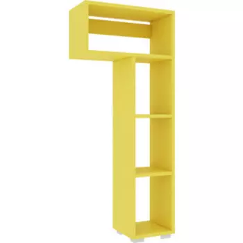 Полка приставная Атлант Дастин желтый шафрановый