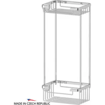 Полка-решетка FBS Ryna 2-х ярусная 13/13 см, хром (RYN 017)