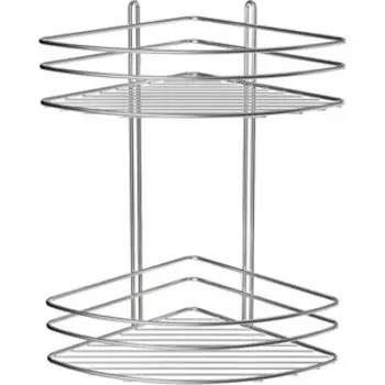 Полка-решетка Fixsen двухярусная, хром (FX-850-2)