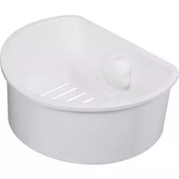 Полка-решетка Grampus Element одноэтажная, белая (GR-7325)