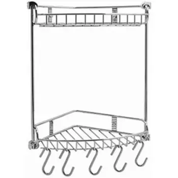Полка-решетка Wasserkraft двойная, хром (K-1222)