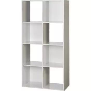 Полка Шарм-Дизайн Бит-8 белый открытая.