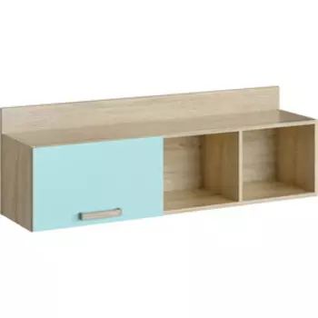 Полка Сильва НМ 011.38-01 акварель дуб сонома/кенди