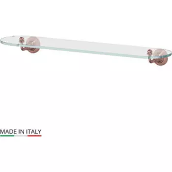 Полка стеклянная 3SC Stilmar 60 см, античная медь (STI 615)