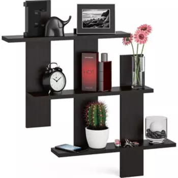 Полка СВК СВК-5, цвет венге, ШхГхВ 84х13,6х88 см. (1025454)