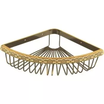 Полка угловая Lemark Jasmine 24х24х9 бронза (LM6681B)