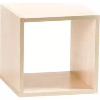 Полка Вентал Арт Кубик-1 беленый дуб