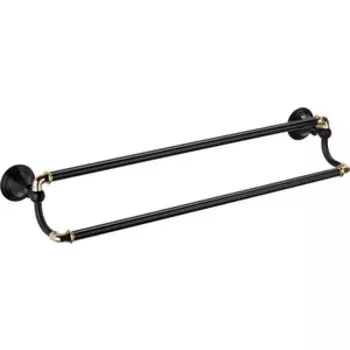 Полотенцедержатель Fixsen Luksor двойной 65 см (FX-71602B)