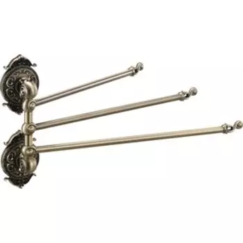 Полотенцедержатель поворотный Hayta Gabriel Classic Bronze тройной (13930-3/BRONZE) бронза