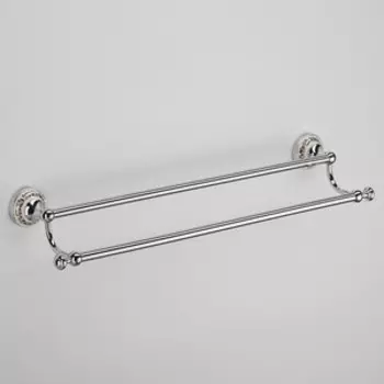 Полотенцедержатель Schein Saine Chrome двойной, хром (7053040)