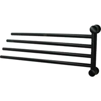Полотенцедержатель Wasserkraft четверной, черный (K-1034BLACK)