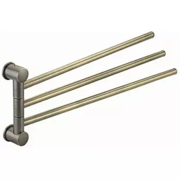 Полотенцедержатель Wasserkraft тройной, светлая бронза (K-1533)