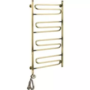 Полотенцесушитель электрический Domoterm Офелия П12 500х950 АБР EL слева, античная бронза