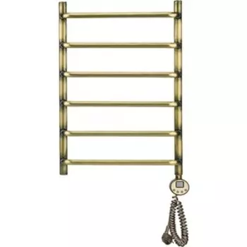 Полотенцесушитель электрический Domoterm Стефано П6 400х600 АБР ER справа, античная бронза
