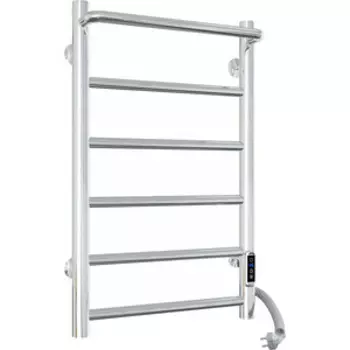 Полотенцесушитель электрический Laris Прайм П6 400х600 правый, с полкой, хром (73207648)