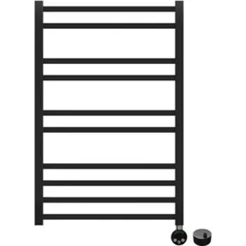 Полотенцесушитель электрический Lemark Bellario LM68810EBL П10 500x800 черный, скрытое подключение (LM68810EBL, LM0101BL)