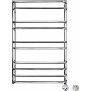Полотенцесушитель электрический Lemark Luna П10 500x800 скрытое подключение, хром (LM41810E, LM0101C)