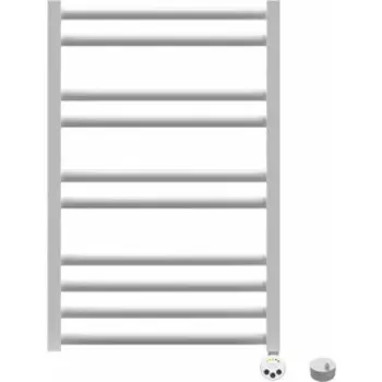 Полотенцесушитель электрический Lemark Melange П10 500x800 скрытое подключение, белый (LM49810EW, LM0101W)