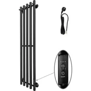 Полотенцесушитель электрический Маргроид Inaro 27x120 правый, черный матовый (Inaro-12024-1049-9005R)