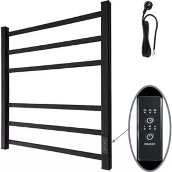 Полотенцесушитель электрический Маргроид В81-10 50x60 правый, черный матовый (8110-6050-1081-9005R)