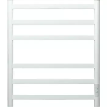 Полотенцесушитель электрический Point Антея П6 500x600 диммер справа, белый (PN17856W)