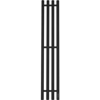 Полотенцесушитель электрический Point Деметра П3 180x1200 диммер справа, черный (PN12832B)