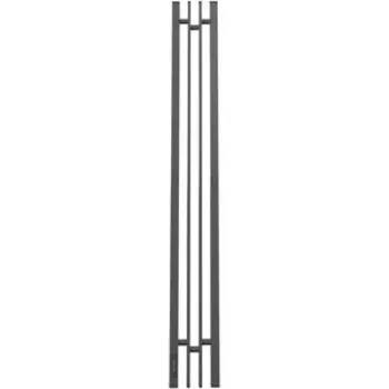 Полотенцесушитель электрический Point Фрея П2 140х1200 диммер слева, графит блеск (PN20722GB)