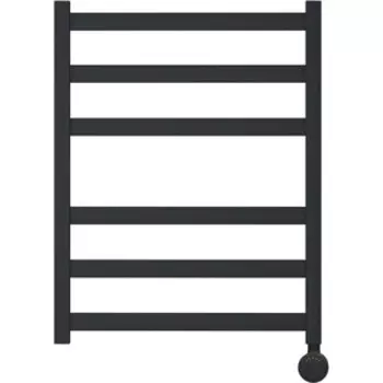 Полотенцесушитель электрический Point Меркурий П6 50х60 черный (PN83156BE)