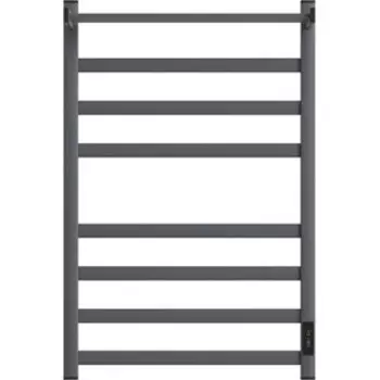 Полотенцесушитель электрический Point Меркурий П7 500x800 с полкой, диммер справа, графит премиум (PN83858PGR)