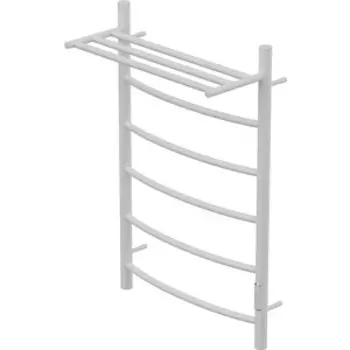 Полотенцесушитель электрический Point П5 500x800 с полкой, диммер справа, белый (PN04858PW)