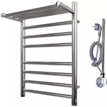 Полотенцесушитель электрический Point П7 400х600 с полкой хром (PN10146SPE)