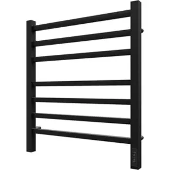 Полотенцесушитель электрический Point П7 500х600 диммер справа, черный (PN71856B)