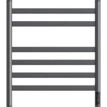 Полотенцесушитель электрический Point Селена П6 500x600 диммер справа, графит премиум (PN16856GR)