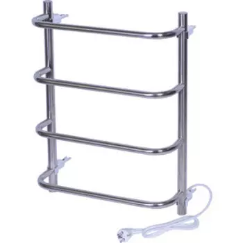 Полотенцесушитель электрический Тера Мост 400х600 с греющим кабелем, 4 перекладины (ПСН-12-01)