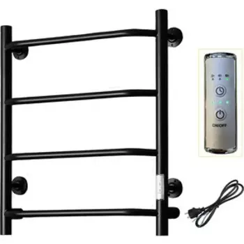 Полотенцесушитель электрический ZOX Трапеция ЛЦ 60х50 черный (4630099748154)