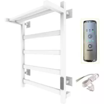 Полотенцесушитель электрический ZOX Триумф ЛЦ 60х50 с полкой, белый (4630099748468)