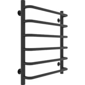 Полотенцесушитель водяной Laris Стандарт П6 500х600 черный матовый (73208014ЧМ)