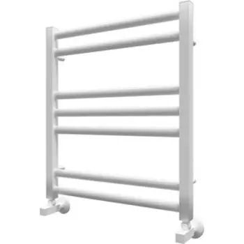 Полотенцесушитель водяной Lemark Melange П7 500x600 белый с набором подключений (LM49607W, LM03412SW)