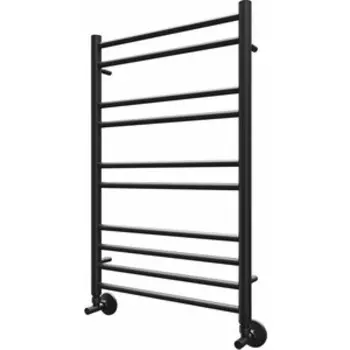 Полотенцесушитель водяной Lemark Ursus П10 500x800 черный, с набором подключений (LM72810BL, LM03412RBL)