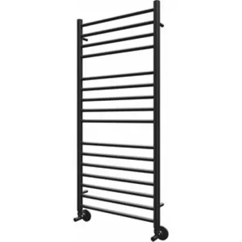 Полотенцесушитель водяной Lemark Ursus П16 500x1100 черный, с набором подключений (LM72116BL, LM03412RBL)