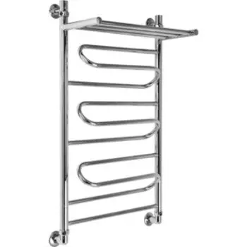 Полотенцесушитель водяной Ника Curve ЛЗ ВП 100х60 с полкой