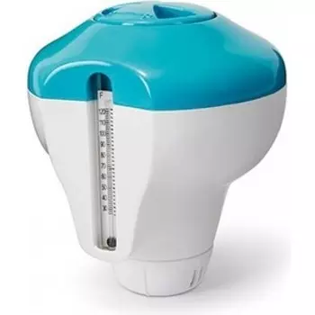 Поплавок-дозатор Intex с термометром для химии в таблетках 29043