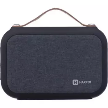 Портативная колонка HARPER PSPB-220 (стерео, 24Вт, Bluetooth, 8 ч) черный