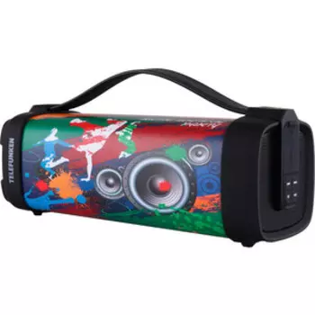 Портативная колонка TELEFUNKEN TF-PS1241B рисунок 12W 1.0 BT/USB 1500mAh (TF-PS1241B (ПРИНТ PAINT))